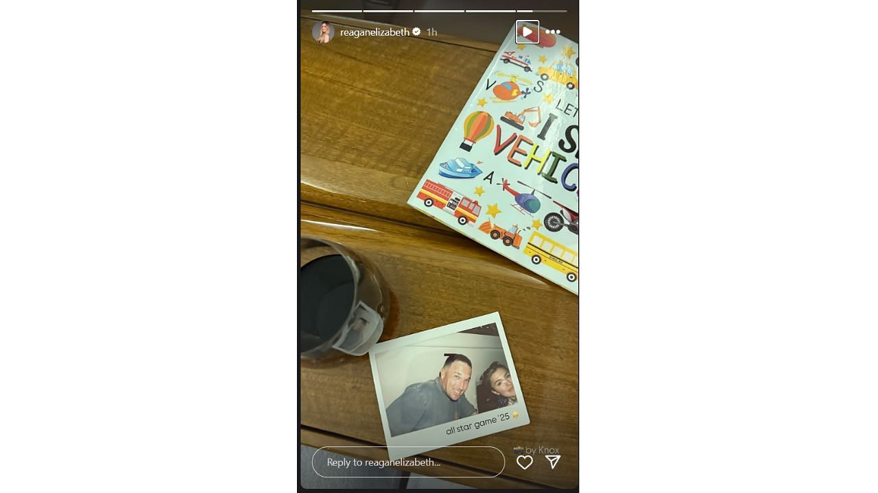 Reagan's Instagram story/ @reaganelizabeth